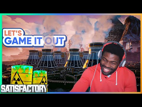His main export is Nuclear Waste - Let's game it out  Satisfactory | The Chill Zone Reacts