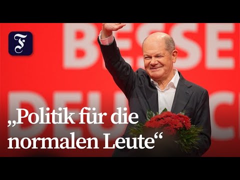 SPD-Parteitag: Scholz zum Kanzlerkandidaten gewählt