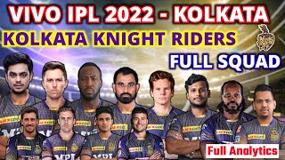 IPL 2022 - Kolkata Knight Riders Full Squad | KKR Team Probable Squad After 2022 Mega Auction