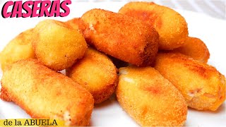CROQUETAS de pollo 🧆😋 LA RECETA DE MI ABUELA, las más caseras y CREMOSAS (todos sus TRUCOS)