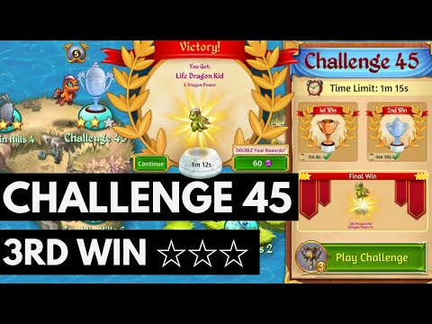 Merge Dragons Challenge 45 • 1m12s On Final Win ☆☆☆