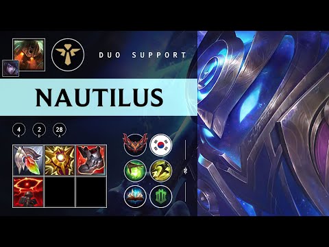 Nautilus Support vs Thresh - KR Grandmaster Patch 25.22