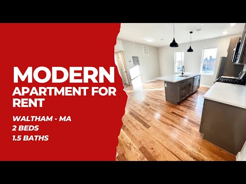 2 Beds 1.5 Bath apartment for rent in Waltham - MA