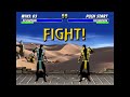 Ultimate Mortal Kombat 3 Plus Beta 2 Gray Scorpion Ultimate Difficult No Continues