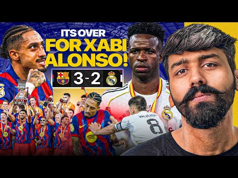 "Phir se Hug Diya" Barcelona Humbled Real Madrid in Super Cup Final 3-2 ! Divyansh