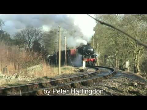 LOADS OF STEAMY ACTION! On KWVR Steam Trains on the Keighley And Worth Valley Railway West Yorkshire