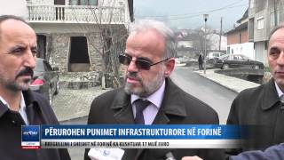 Perurohen punimet infrastrukturore ne Forine