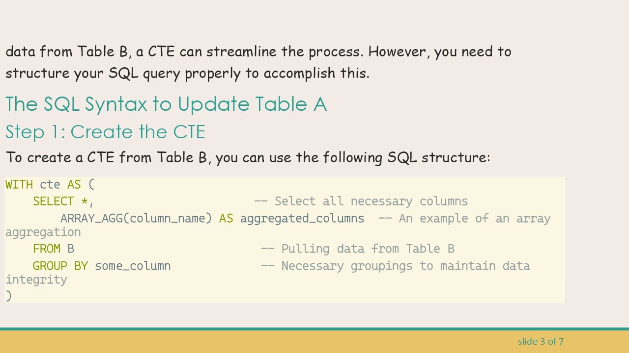 Update Your Table Efficiently with CTE in PostgreSQL