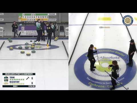Young vs Deschiffart - 2023 Curling Alberta Optimist U18 Girls Provincials