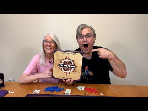 Garrett's Games Reviews SteamPower by Martin Wallace/Wallace Designs