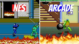 Comparing 10 NES Games to their Arcade Counterparts!