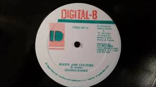 Shabba Ranks - Roots and Culture - Digital B 12" w/ Version