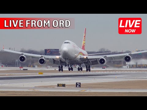 LIVE 🔴 FROM O'HARE AIRPORT | SPOTTER PARADISE