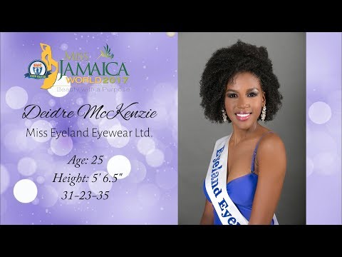 Miss Jamaica World 2017 Contestant #13 Diedre McKenzie