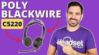 Poly Blackwire C5220: The Most Comfortable Headband Design