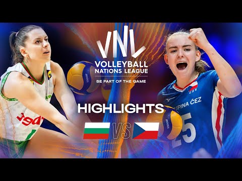 Bulgaria 🇧🇬 vs. Czechia 🇨🇿 - Highlights | Week 2 | Women's VNL 2025