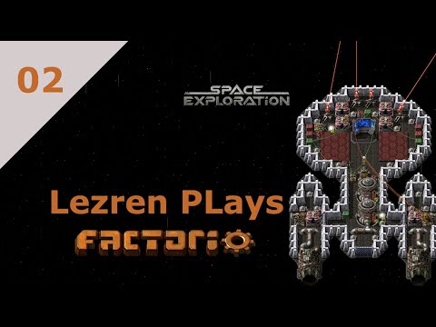 Lezren Plays Factorio SE/K2 Difficulty Higher! Day 02