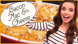 Ingrid Dishes | Bacon Mac And Cheese | Recipes from Missglamorazzi