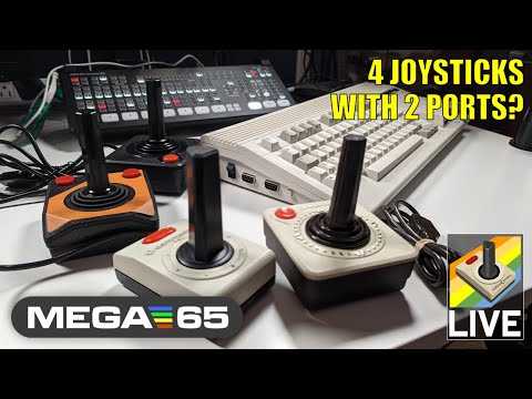 MEGA65 Joystick Interface Adds 2 Ports and 4 Player Games!