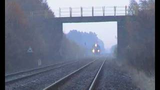 preview picture of video 'SU46-011 z pociągiem Żagań - Cottbus'