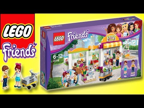 LEGO FRIENDS - HEARTLAKE CITY SUPERMARKET - BUILD & PLAY| Little Kelly & Friends ToysReview for Kids