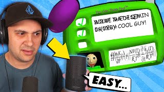 Can My Amazon Echo SOLVE Baldi&#39;s IMPOSSIBLE Question? | Baldi&#39;s Basics