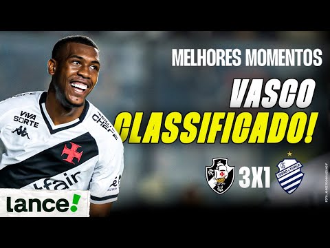 Vasco 3 x 1 CSA - Melhores Momentos Copa do Brasil 2025