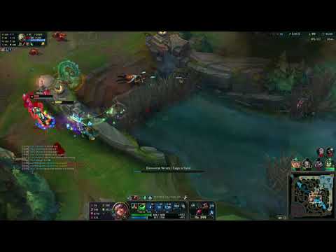 Qiyana Stridebreaker Hail of Blades chasing YI