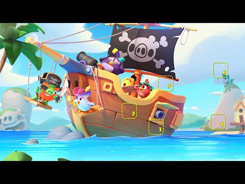 Angrybird Journey land 10 Island Cross Level 2721 To 2725 V#703 #nocopyright #gameplay
