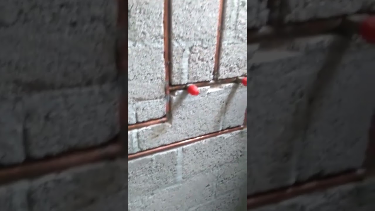 INSTALACIÓN TUBERÍA DE COBRÉ EN UN BAÑO