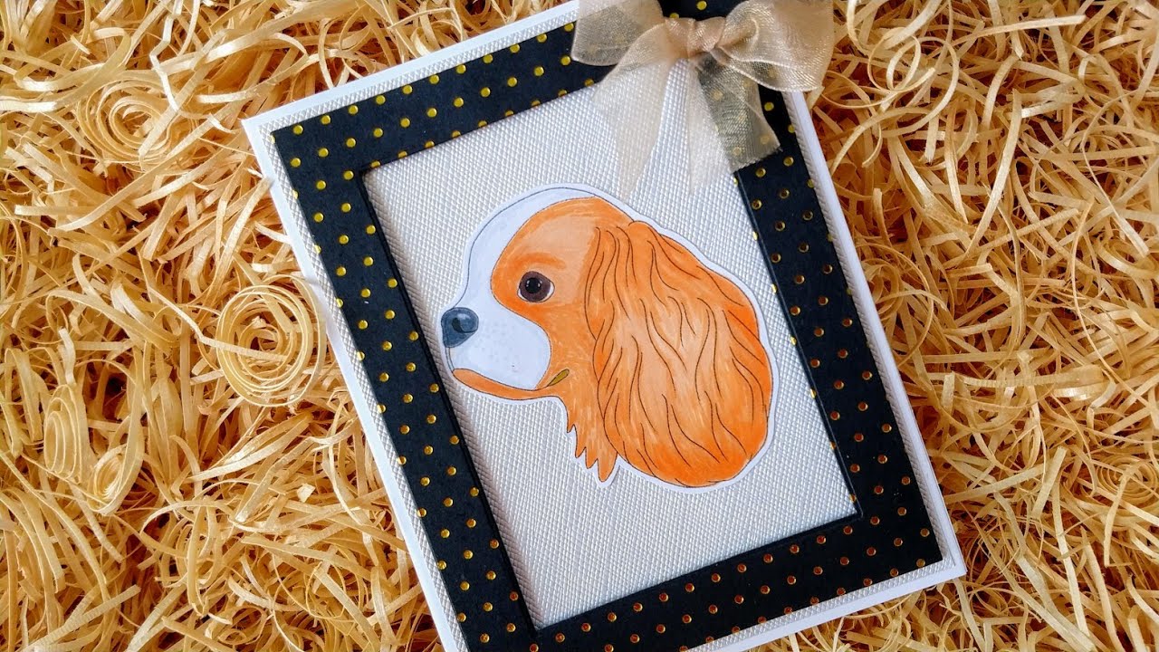 Colouring King Charles Cavalier
