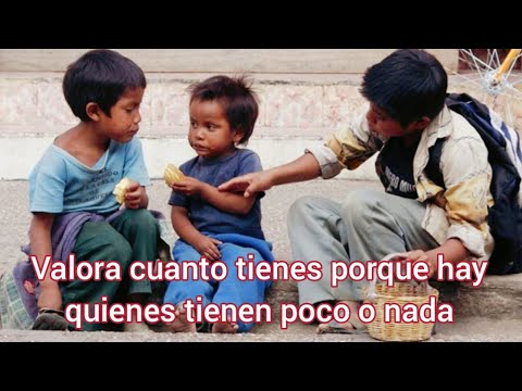 Mira lo que hacen estos niños para conseguir comida I valora lo que tienes. Reflexión