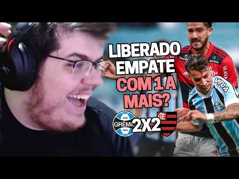 CASIMIRO REAGE: GRÊMIO 2X2 FLAMENGO PELA 2ª RODADA DO BRASILEIRÃO 2021 | Cortes do Casimito
