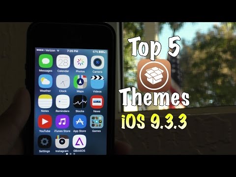 Top 5 Free Themes for iOS 9.3.3 using Anemone