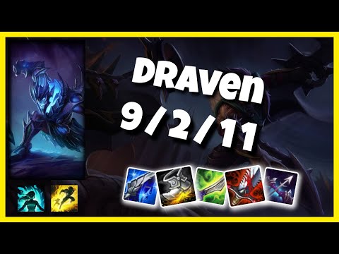 Challenger Draven Bot (9/2/11) Gameplay Replay - Patch 10.18