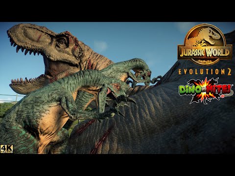 40x T-REX vs 100x RAPTORS | PART 2 | DINOSAUR BATTLE ROYALE | JURASSIC WORLD | JURASSIC PARK