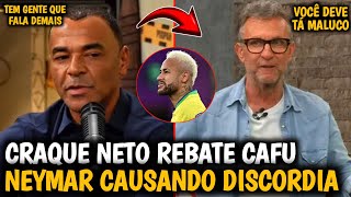 🔥 TRETA! CRAQUE NETO DETONA CAFU APÓS PUXAR O SACO DE NEYMAR NA SELEÇÃO| VEJA