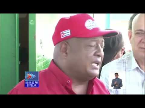 Presidente de Cuba visita municipio Chambas, en Ciego de Ávila