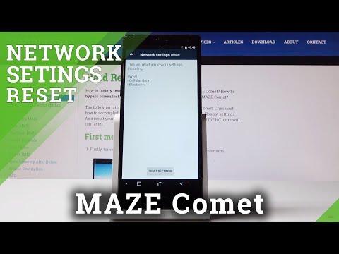 How to Reset Network in Maze Comet - Restore Original Settings