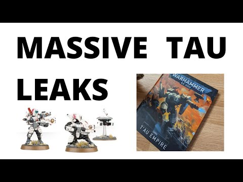 MASSIVE T'au Empire Codex Leaks! Markerlights, Septs and MORE
