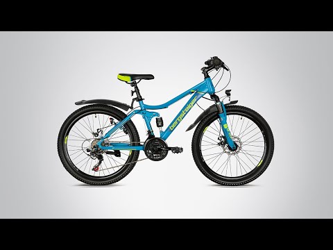 Bergsteiger Broome 24 Zoll Mountainbike Blau