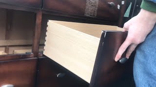 how to get the “drawers” OUT of “chest of drawers” or “dresser”