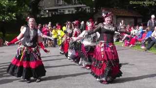 preview picture of video '400 Roses at the Sowerby Bridge Rushbearing Festival 2013'