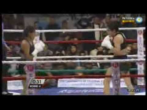 Boxeo para Todos por la TV Publica, Pelea completa Bouvier vs Alcantra 2° (Parte)