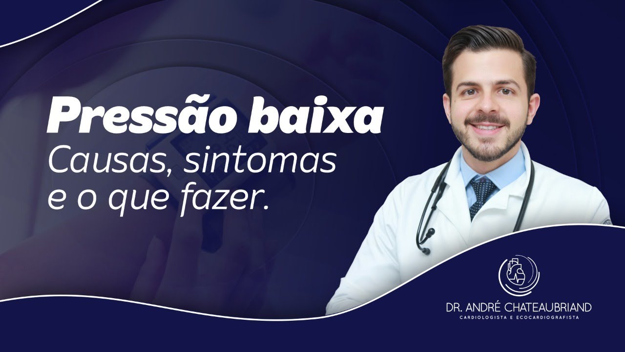 PRESSÃO BAIXA  ( HIPOTENSÃO) - Causas, Sintomas e o que fazer!