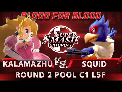 SSS: B4B - Kalamazhu (Peach) vs. Squid (Falco) - SSBM Round 2 Pool C1 Losers Semis - Smash Melee