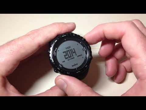 Suunto Core (Classic Black): Setting Time and Date