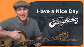 Have A Nice Day - Stereophonics (Easy beginner song guitar lesson BS-707) How to play