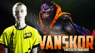 Dota 2 Stream: Na`Vi Vanskor - Lion (Gameplay & Commentary)