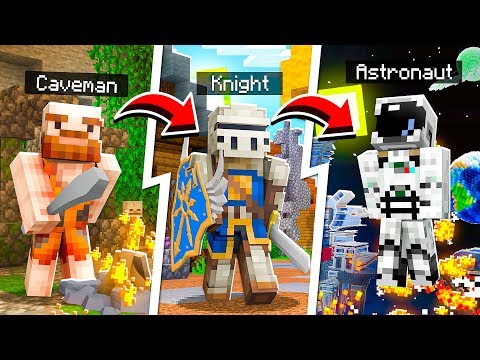 Minecraft BUT You TIME TRAVEL Every Minute!